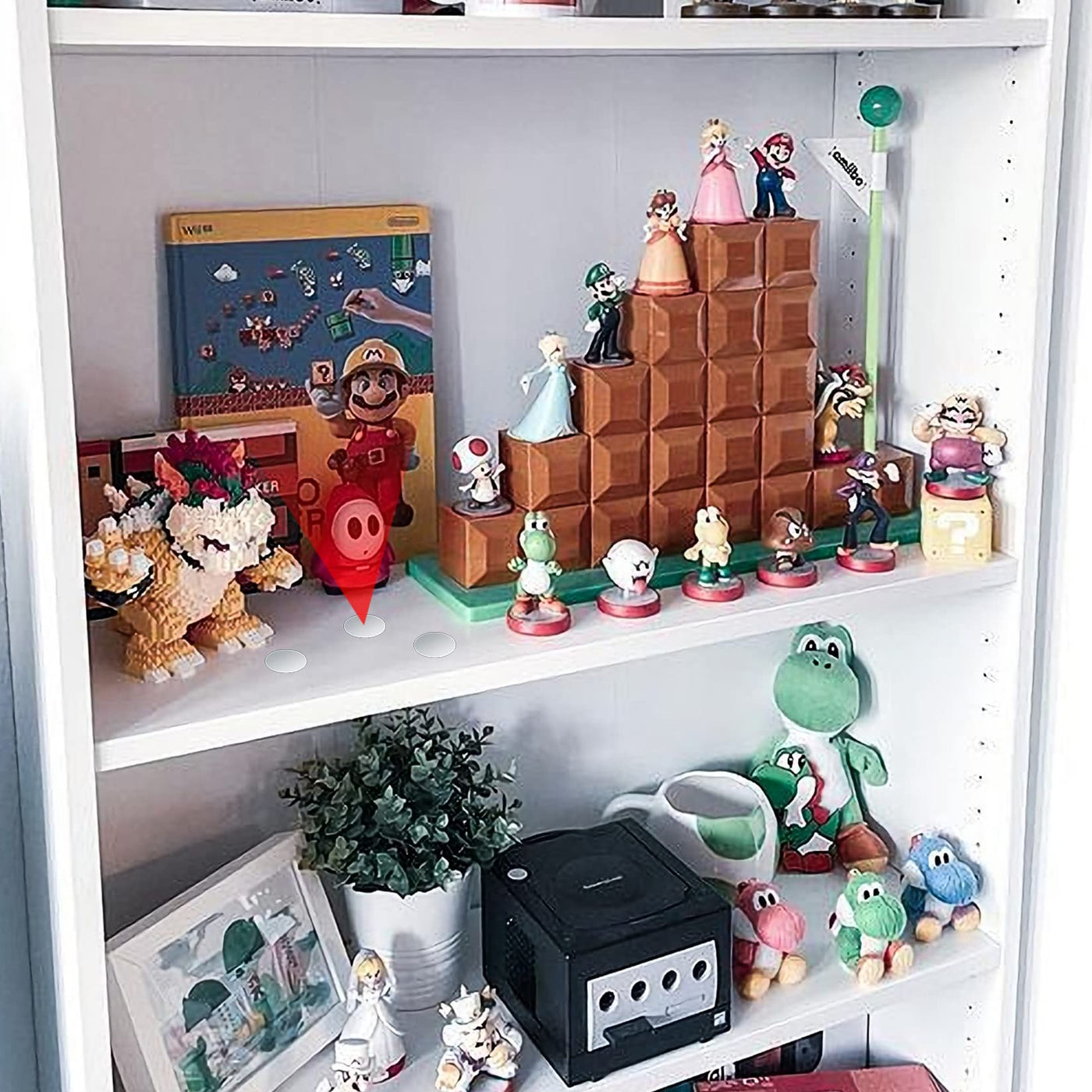 100 STK Metallplättchen für Tonies Figuren, Metallplatte Selbstklebend, Metallplättchen aus magnetischem Edelstahl mit Klebesockel Dekoriere das Kinderzimmer mit Tonie-Figuren