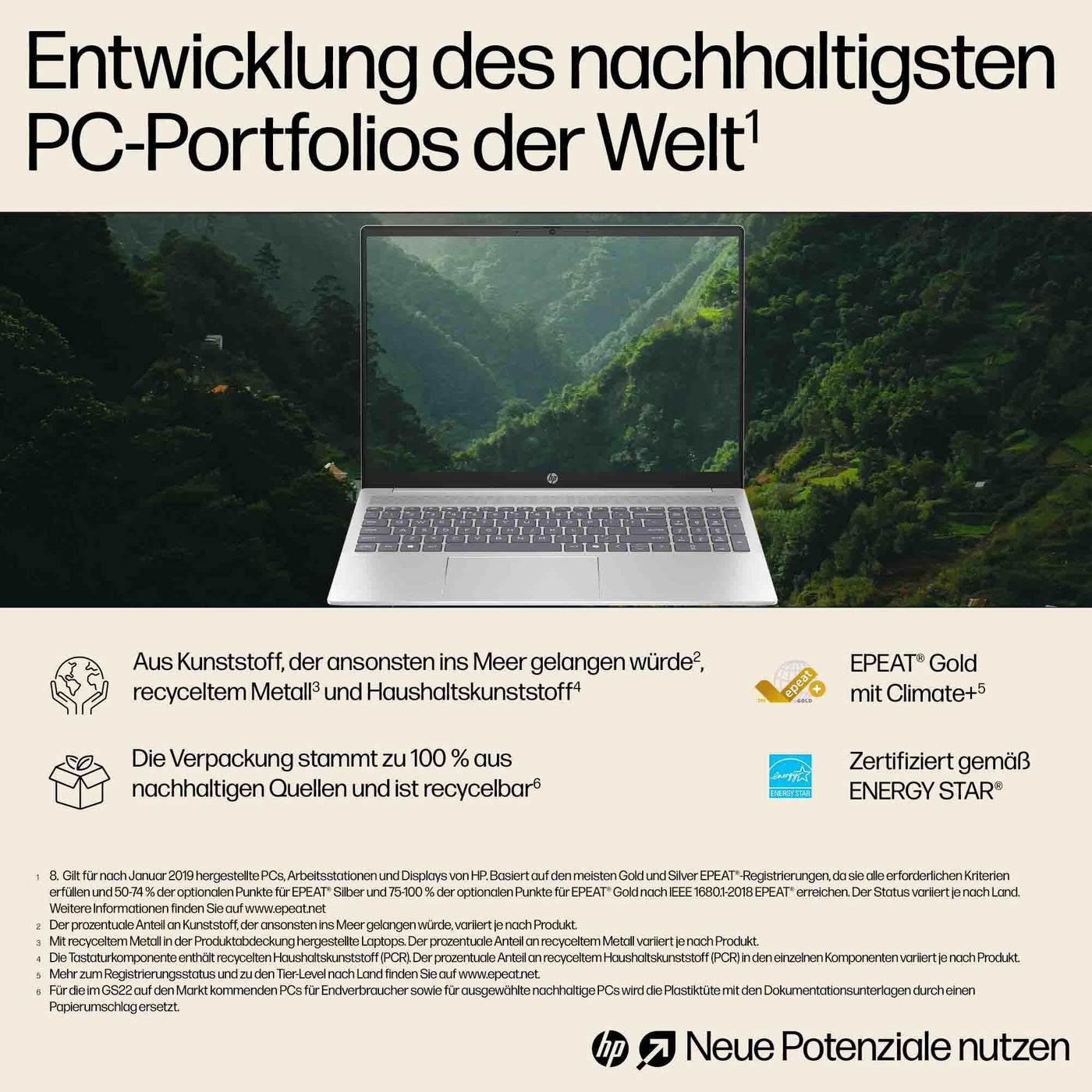 HP Pavilion Laptop | AMD Ryzen 7 8840U | 16-Inch WUXGA Display | 16 GB DDR5 RAM | 512 GB PCIe NVMe SSD | AMD Radeon Grafik | QWERTZ Keyboard | Windows 11 Home | Silver