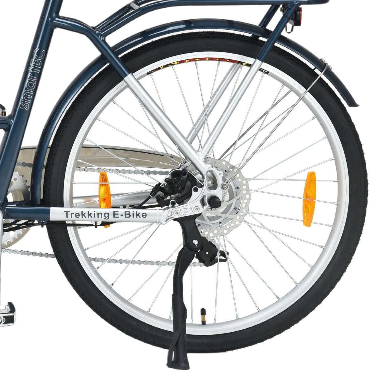 smartEC Trek-28D E-Bike Damen Trekking 250W Hinterradmotor Li-Ion-Akku 36V/13Ah Elektrofahrrad 28 Zoll Reichweite 90km bis 25 km/h Trekking City (Blau)