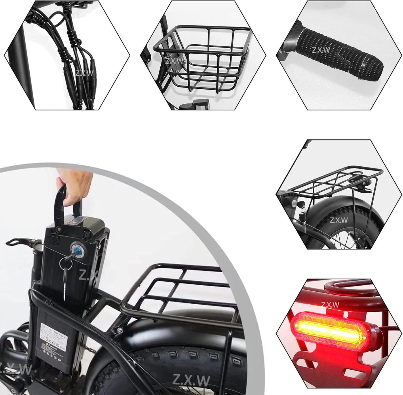 KETELES Klapprad E-Bike Elektrofahrrad 20 Zoll, 48V 35Ah Lithiumbatterie, Faltbares City E-Bike mit 4" Fettreifen, Hydraulische Bremse, für Erwachsene, Herren Damen. (KF9 35A)