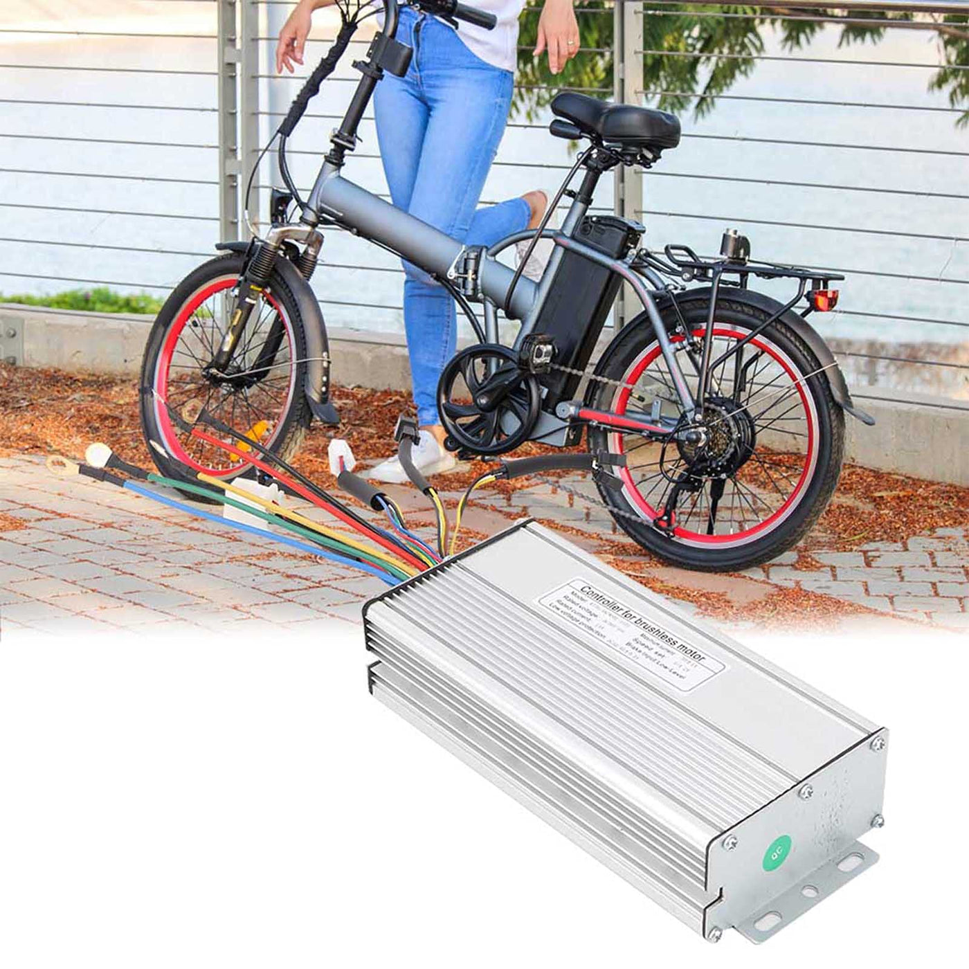 KIMISS Brushless Motor Controller, Zubehör für Mountainbike 48V Controller 1500W Elektrisch mit Bluetooth 36V 48V 1000W 1500W