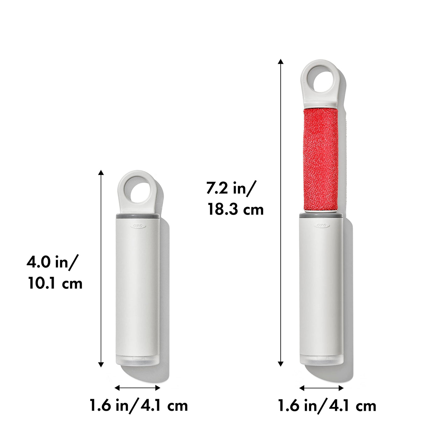 OXO Good Grips Wiederverwendbare Flusenbürste, Grau