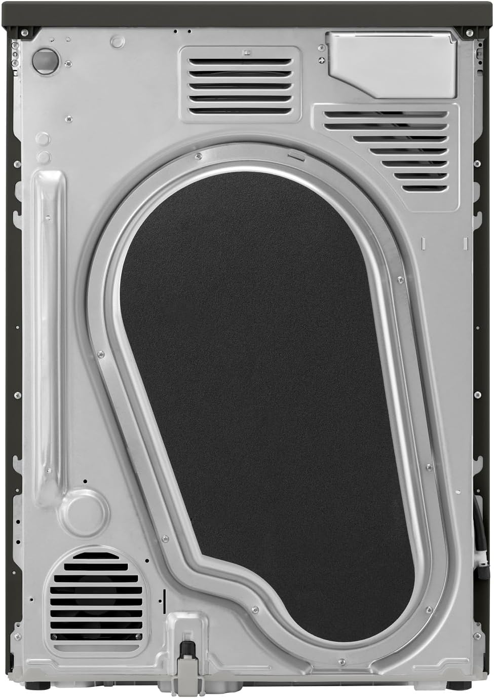 LG RT80V9B, Klasse A+++,Trockner 8 kg, Wärmepumpentrockner mit Kurzprogramm, Trockensensor, Trommelmaterial aus Edelstahl, 60 x 69 x 85 cm ꟷ Schwarz