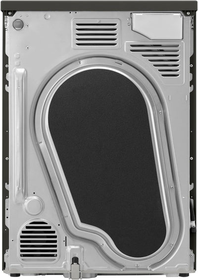 LG RT80V9B, Klasse A+++,Trockner 8 kg, Wärmepumpentrockner mit Kurzprogramm, Trockensensor, Trommelmaterial aus Edelstahl, 60 x 69 x 85 cm ꟷ Schwarz