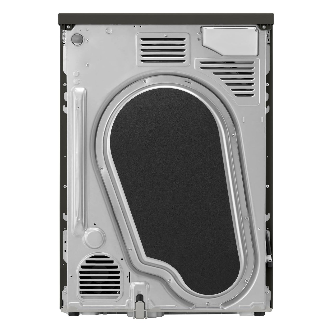 LG RT80V9B, Klasse A+++,Trockner 8 kg, Wärmepumpentrockner mit Kurzprogramm, Trockensensor, Trommelmaterial aus Edelstahl, 60 x 69 x 85 cm ꟷ Schwarz