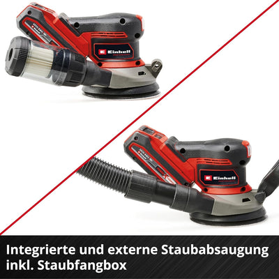Einhell Professional Akku-Exzenterschleifer TP-RS 18/32 Li BL-Solo Power X-Change (18 V, Brushless, 3,2 mm Schwingkreis, 125 mm Schleifteller, inkl. Schleifpapier, ohne Akku)