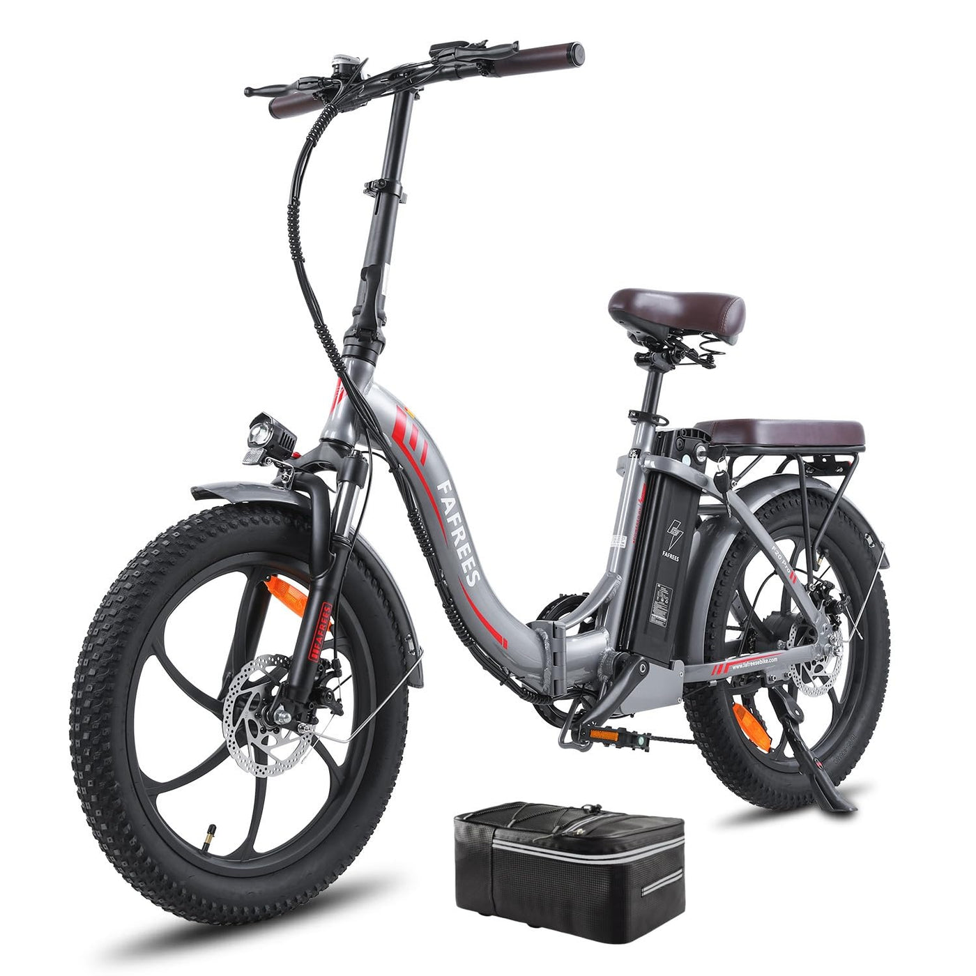 Fafrees F20 Pro E Bike Klappbar 20 Zoll, Ebike Klapprad Elektrofahrrad 36V 18AH Akku, Trekking Reichweite bis zu 70-150km, 250W Fatbike, 25km/h City E Bike Herren Damen