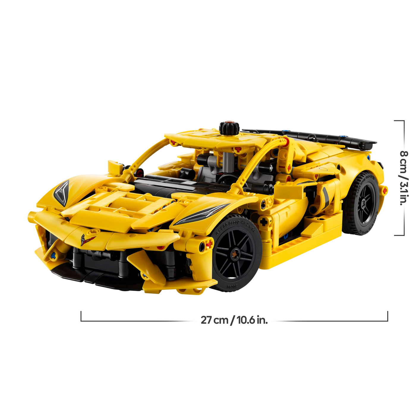 LEGO Technic Chevrolet Corvette Stingray - Bauspielzeug zum Sammeln - Spielzeug Sportwagen - Modell Auto - Geschenk für Jungen und Mädchen ab 9 Jahren, die Spielzeugautos lieben 42205
