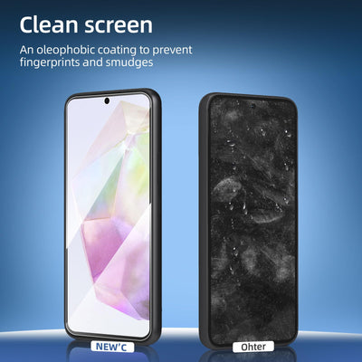 NEW'C 3 Stück, Panzer Schutz Glas für Samsung Galaxy A35 5G (6,6 Zoll), Frei von Kratzern, 9H Härte, HD Displayschutzfolie, 0.33mm Ultra-klar, Ultrabeständig