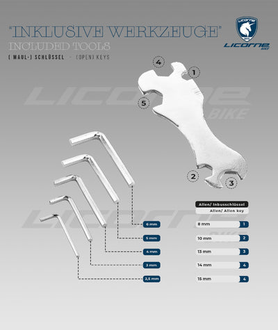 Licorne Bike Diamond Plus – Mountainbike, Shimano 24-Gang Schaltung, hydraulische Scheibenbremsen, verriegelbare Federgabel, Schnellspanner Vorder- & Hinterrad (Schwarz/Rot, 29 Zoll)