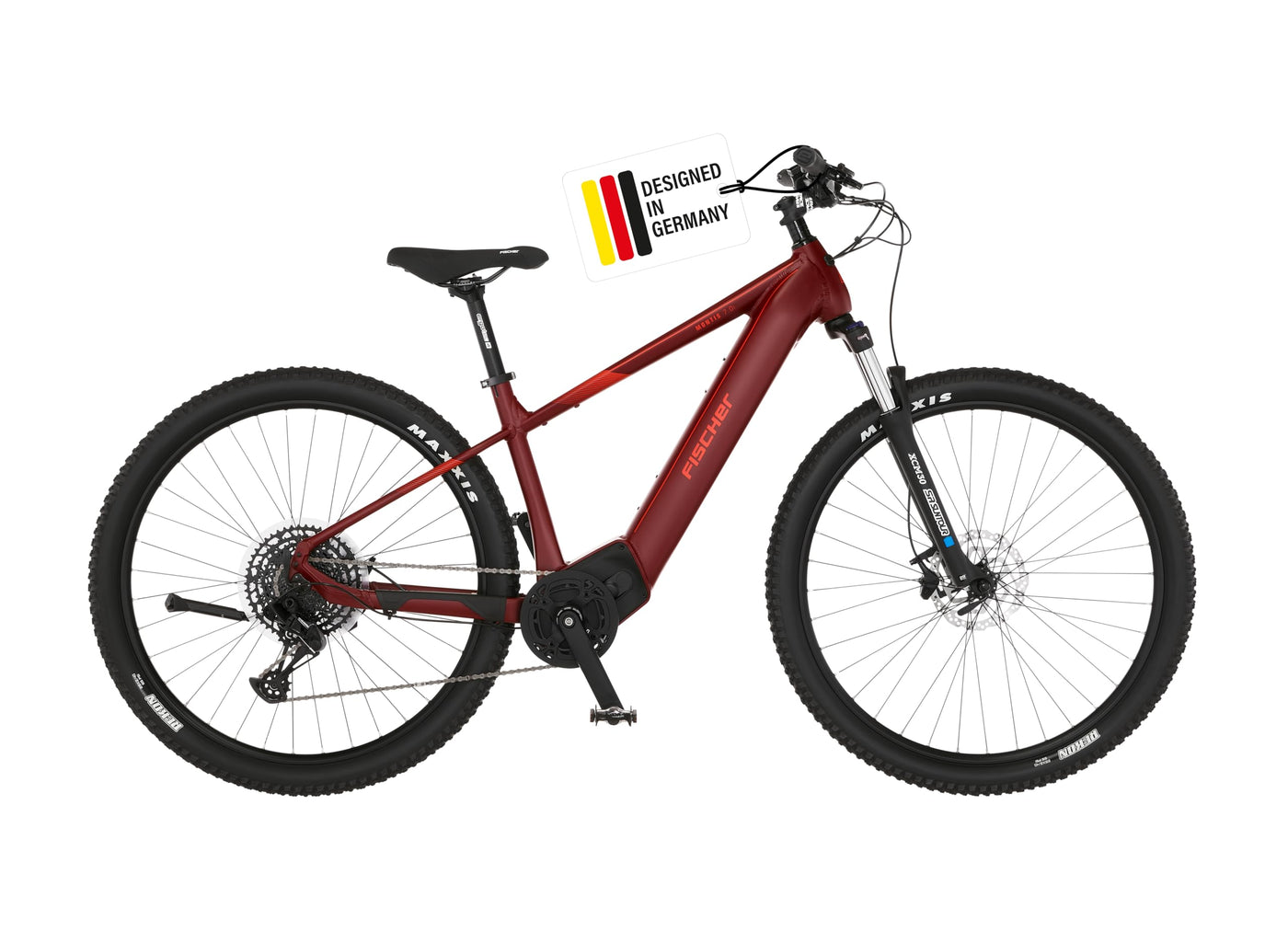 Fischer E-Mountainbike MONTIS 7.0i, Elektrofahrrad für Damen und Herren, Mittelmotor 70 Nm, 36 V Akku