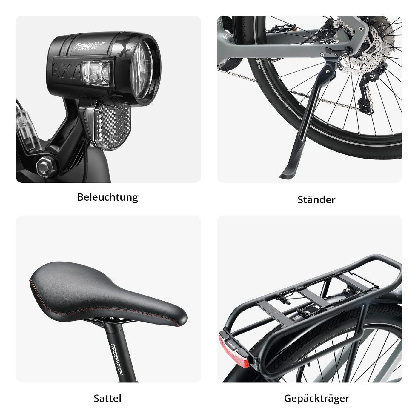 HEPHA E-Bike Trekking 7 Performance, 90Nm Mittelmotor (Upgrade AUF 100NM), 708Wh abnehmbar Akku (bis zu 200Km), APP, 10-Gang, Federgabel 63mm, 27.5 Zoll, LTD(Lowstep, Dark Grey, L-49cm)