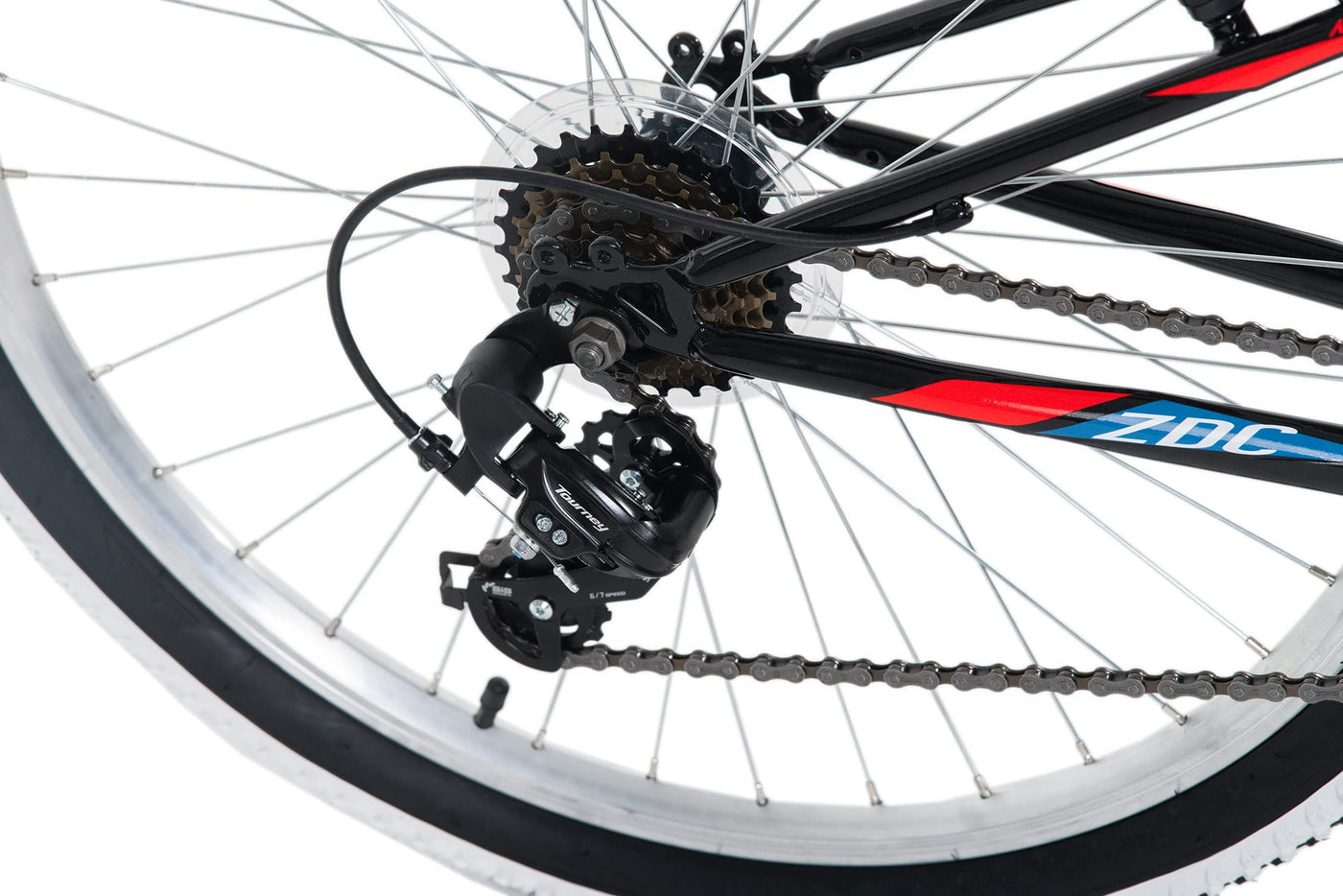 KS Cycling Mountainbike Fully 26'' Zodiac Schwarz-Rot RH 48 cm