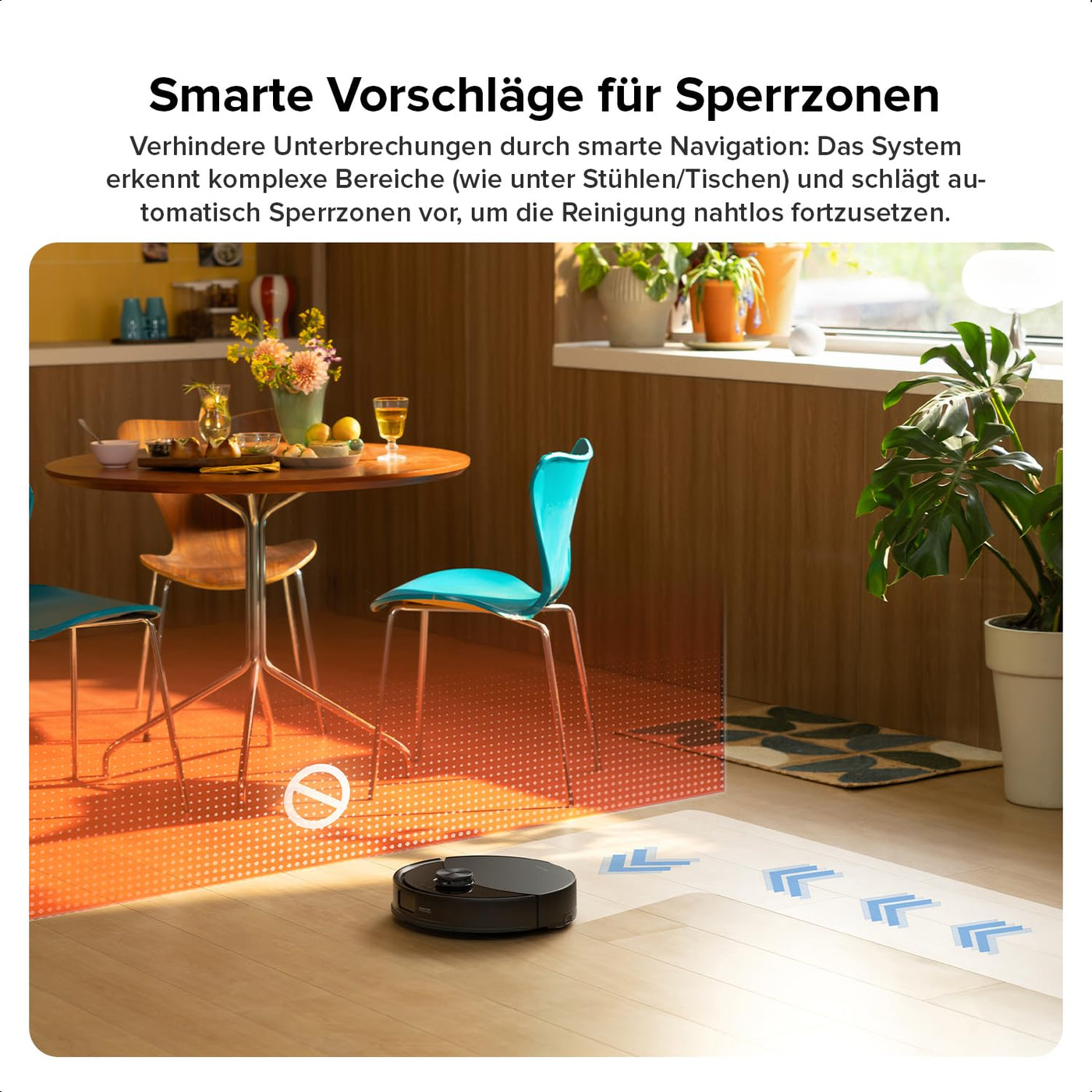 roborock Q10 S5 Saugroboter mit Wischfunktion, 10.000 Pa HyperForce Saugkraft, Dual Anti-Tangle System, Auto Lifting Mopping, Ideal für Tierhaare, Teppiche, Hartböden (Schwarz)