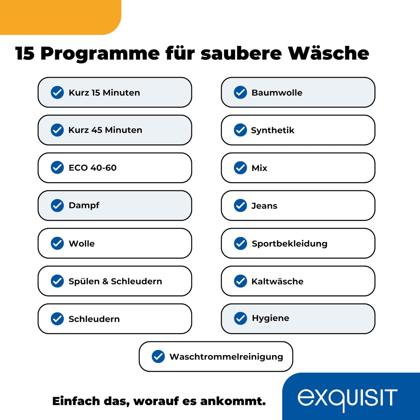 Exquisit Toplader Waschmaschine, 7,5kg Füllmenge, Waschmaschine schmal, Energieklasse A, 1200 U/Min, Startzeitvorwahl, Kurzprogramm, LTO51207-030A weiss