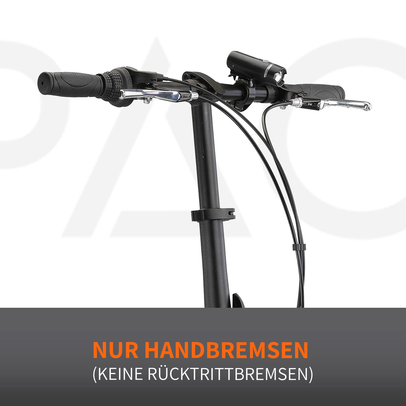 PACTO Two Klapprad 20 Zoll mit Schnelles Faltsystem (10 Sek), Aluminiumrahmen, Leichtgewicht (13KG), Shimano 6 Gänge, Doppelscheibenbremse und LED-Licht (Schwarz)