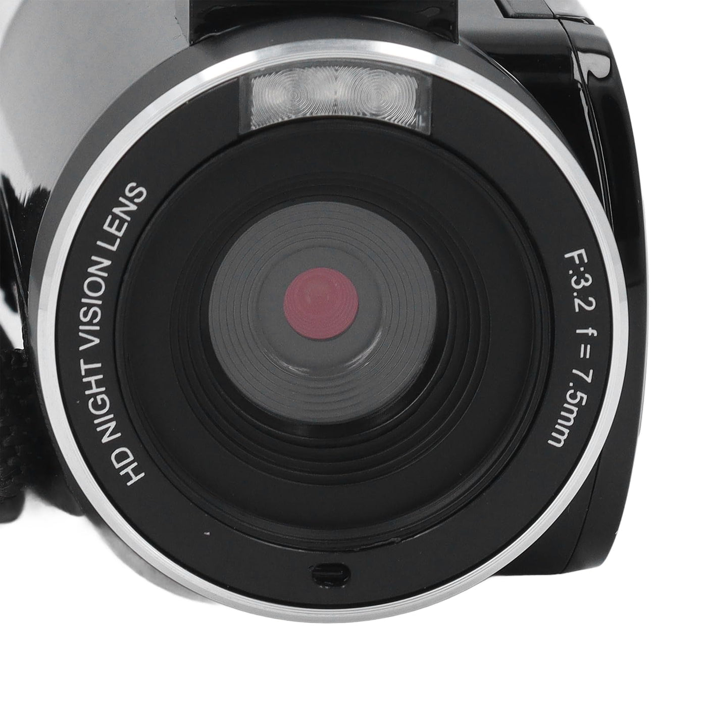 Topiky Videokamera Camcorder, 270 Grad Drehbarer LCD 18 Fach Zoom Camcorder, IR Nachtsicht Vlogging Kamera Recorder, Webcam Videokamera, Digitalkamera mit Pausenfunktion (Black)