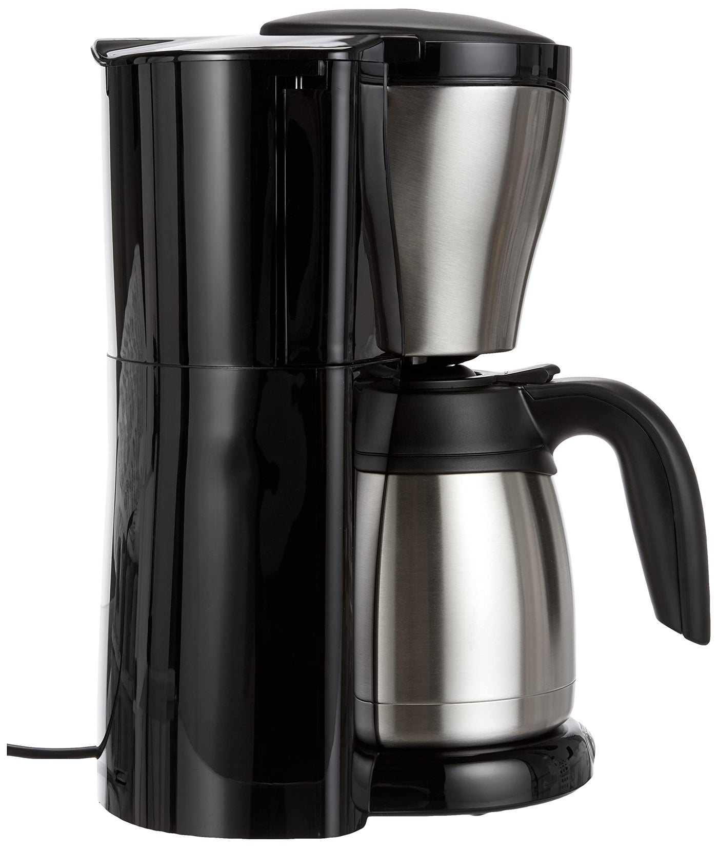 Philips HD7546/20 Gaia Filter-Kaffeemaschine mit Thermo-Kanne, schwarz/metall & HD2637/90 Toaster, Kunststoff, Schwarz/Edelstahl