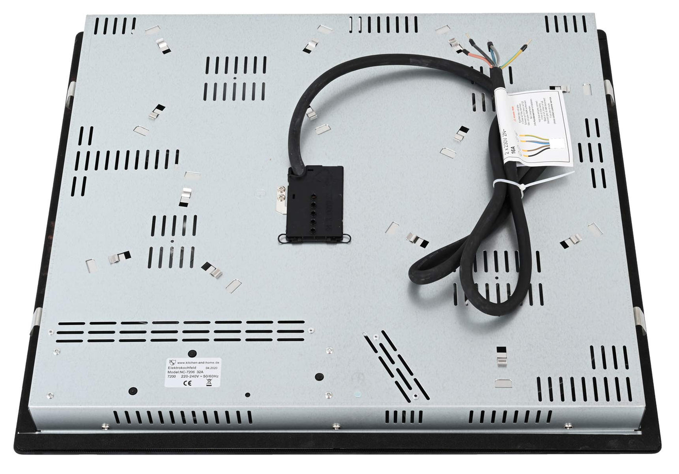 K&H 4 Zonen Glaskeramikkochfeld Elektrokochfeld 59cm Elektro Autark Eingebaut NC-7206