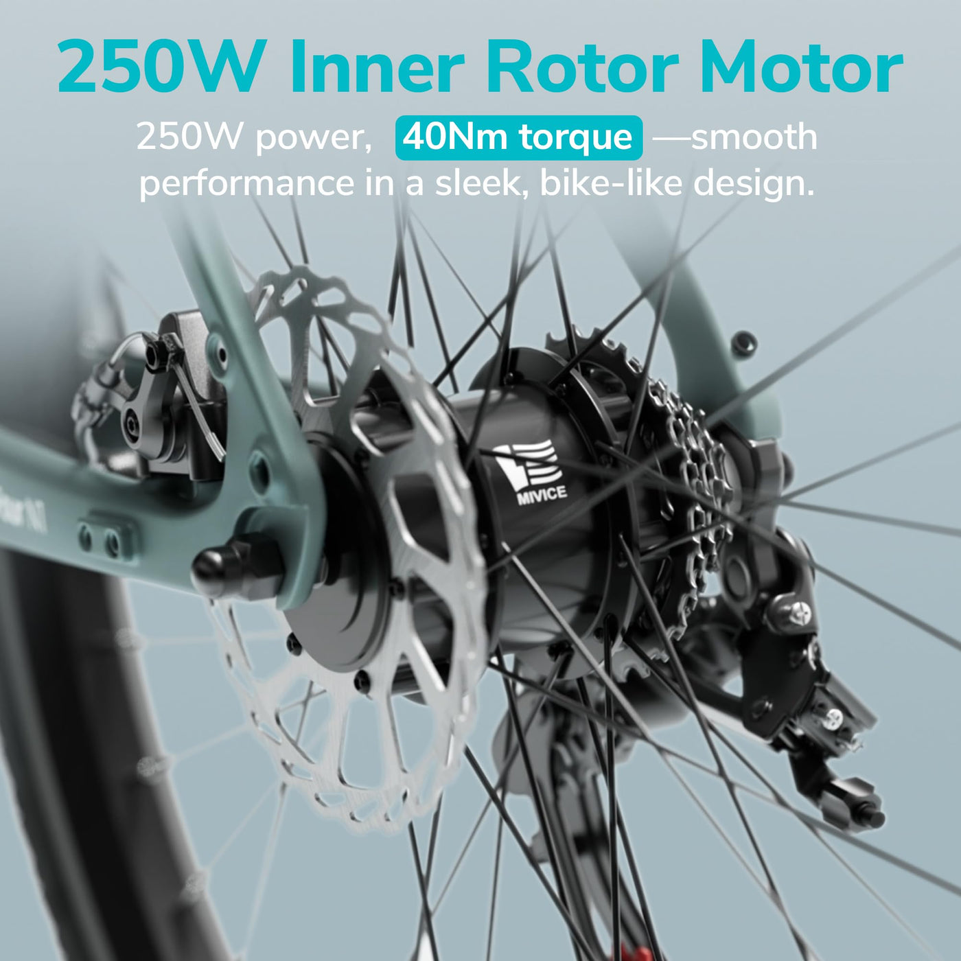 ENGWE E Bike Herren Elektrofahrräder-Ebike mit 36V 10Ah Akku, E Bike mit Drehmomentunterstützung, 7-Gang Getriebe mit APP & Bluetooth, Innenläufermotor bis 100km