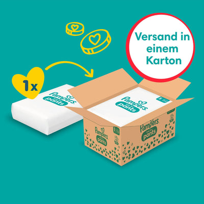 Pampers Windeln Pants Größe 5 Baby-Dry, 160 Windeln, 12kg-17kg, 360° Fit hilft, Auslaufen zu verhindern