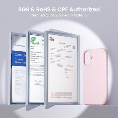 ORNARTO für iPhone 16 Plus Hülle Silikon 6,7 Zoll, dünne Handyhülle iPhone 16 Plus aus flüssigem Silikon, Kratzfeste und stoßfeste Schutzhülle iPhone 16 Plus Case(2024) - Rosa