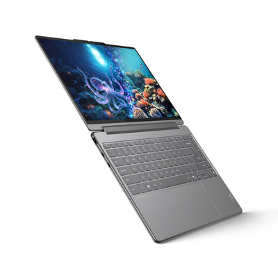Lenovo Yoga 9i 2-in-1 Aura Edition Laptop | Copilot+ PC AI | 14" WQUXGA OLED Touch Display | Intel Core Ultra 7 | 32GB RAM | 1TB SSD | Intel Arc 140V Grafik | Windows 11 Home | QWERTZ | Luna Grau
