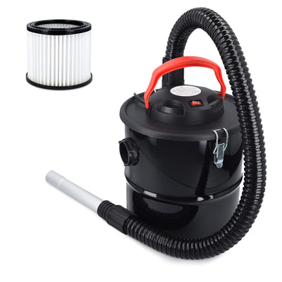 Navaris Aschesauger 10L mit Filter 800W - Asche Staubsauger für Kamin BBQ Grill Ofen - Kaminsauger Aschestaubsauger Kaminstaubsauger