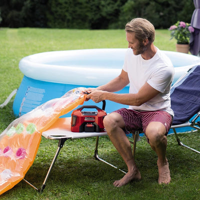 Einhell Hybrid-Kompressor PRESSITO Power X-Change (18 V, max. 11 bar, 31 cm Schlauchlänge, inkl. 3-tlg. Adapter-Set, ohne Akku)