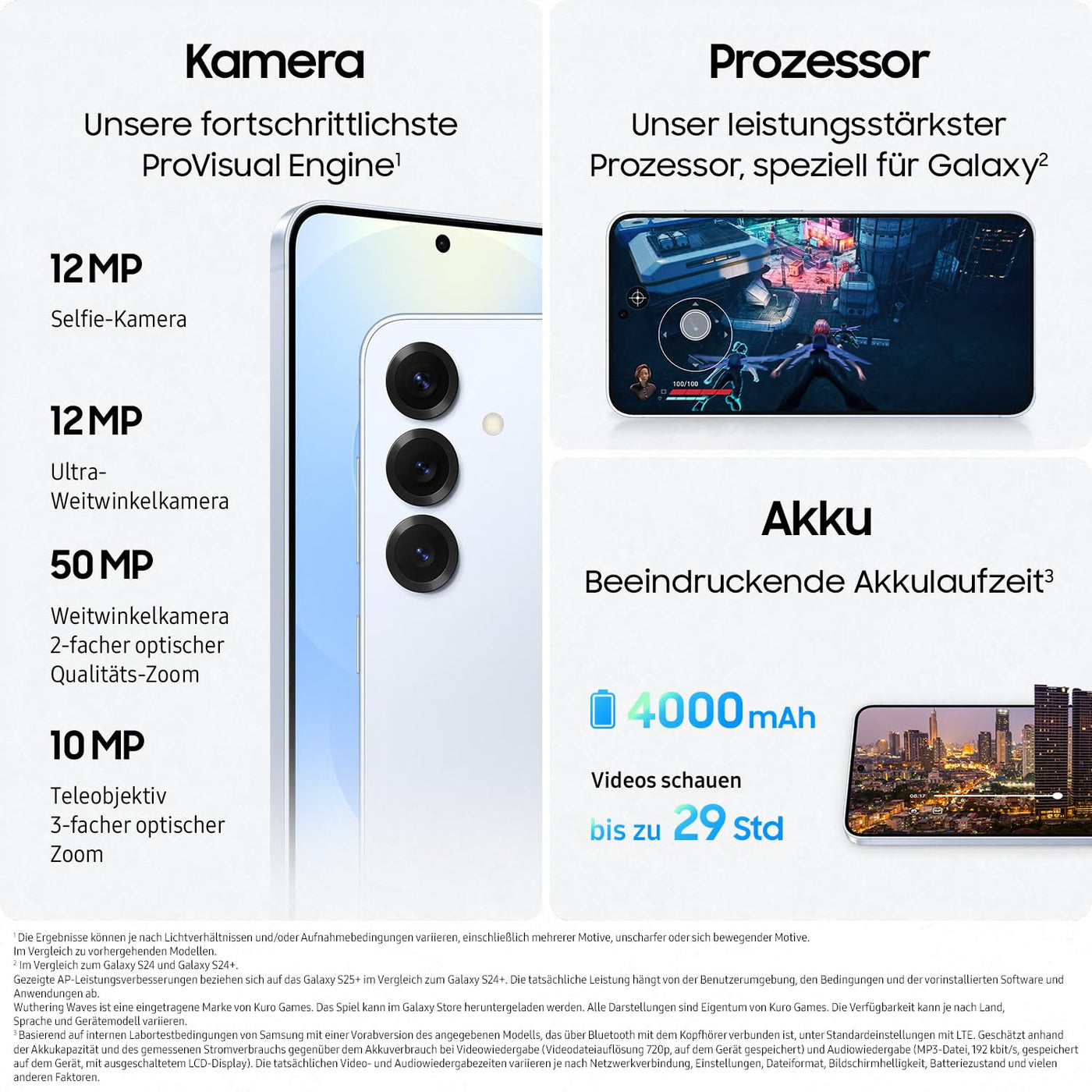 Samsung Galaxy S25 AI Smartphone mit Galaxy AI, 12 GB RAM, 128 GB Speicher, Silver Shadow, 3 Jahre Herstellergarantie + Galaxy Watch7 Smartwatch