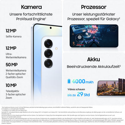 Samsung Galaxy S25 AI Smartphone mit Galaxy AI, 12 GB RAM, 128 GB Speicher, Silver Shadow, 3 Jahre Herstellergarantie + Galaxy Watch7 Smartwatch