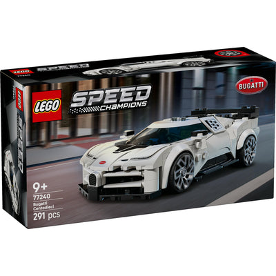 LEGO Speed Champions Bugatti Centodieci Hypersportwagen (77240); Spielzeug für Jungen und Mädchen; Bauset mit Auto und 1 Minifigur zum Sammeln; Geschenk für Kinder ab 9 Jahren