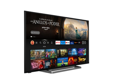 Toshiba 55UF3D63DA 55 Zoll Fernseher/Fire TV (4K Ultra HD, HDR Dolby Vision, Smart TV, Triple-Tuner, Alexa Built-In, Bluetooth, Sound by Onkyo)