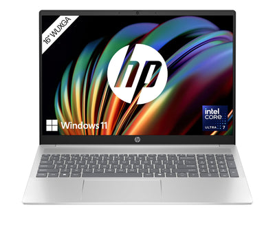 HP Pavilion Laptop PC | Intel Core Ultra 5 mit integrierter KI | 125U 16" WUXGA-Display | 16GB RAM | 1TB PCIe NVMe SSD | Intel Grafikkarte | QWERTZ mit Copilot Key | Windows 11 Home | Silber