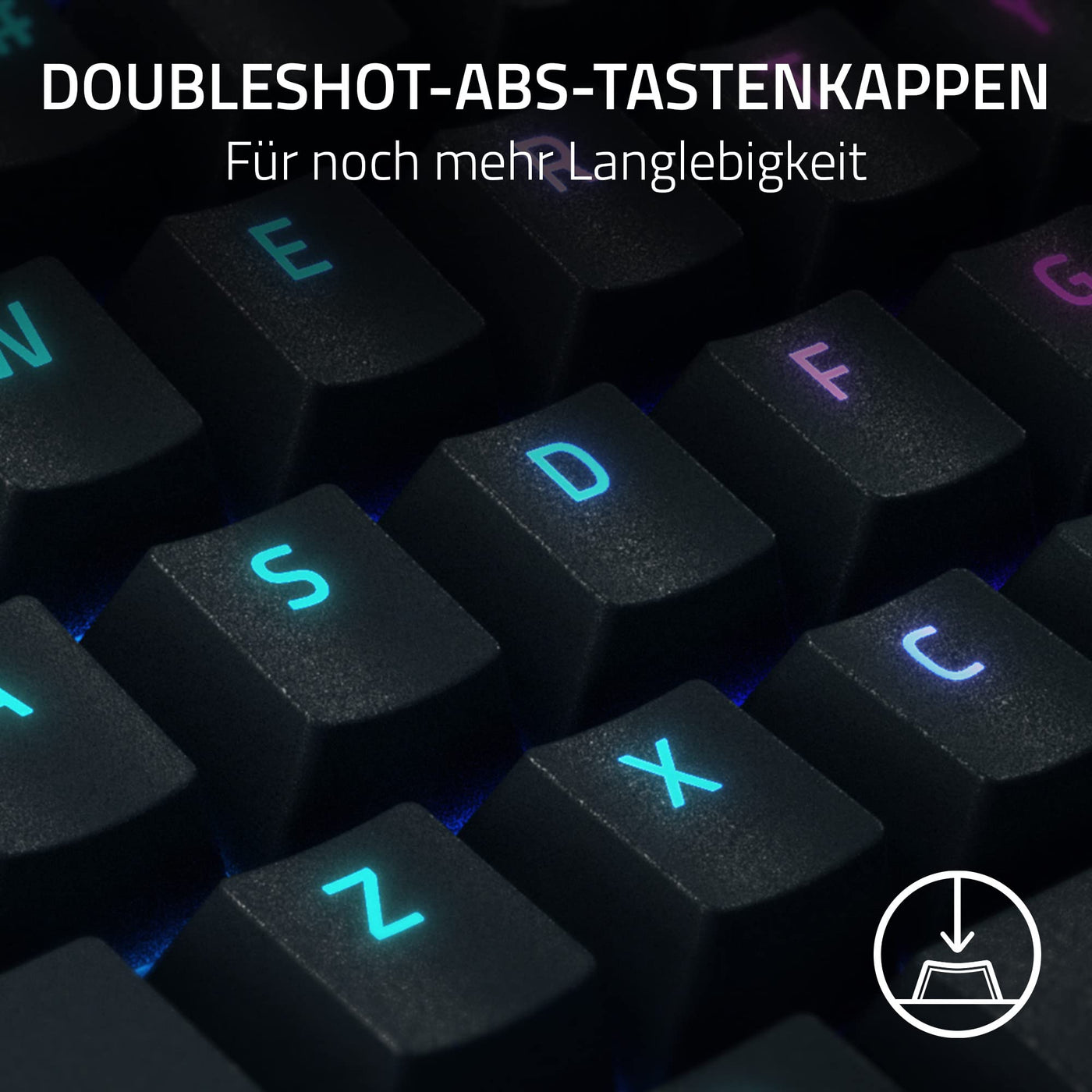 Razer BlackWidow V4 Pro (Green Switch) - Mechanische Gaming-Tastatur Snap Tap (Klickende Mechanische Switches, Befehlsrad und 8 Makro-Tasten, Multifunktionsrolle) QWERTZ DE-Layout | Schwarz