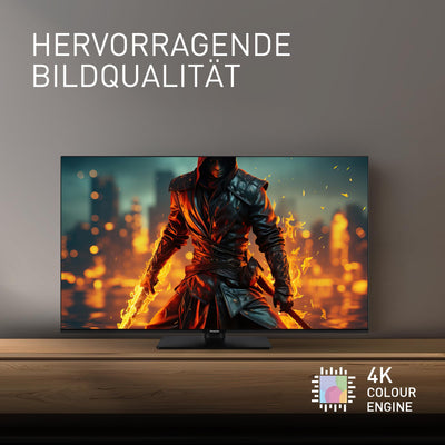 Panasonic TB-50W61AEZ, W61 Serie, 50 Zoll, 4K Ultra HD LED Smart TV, 2025, TiVo, Dolby Vision & Atmos, Game Mode Plus, Alexa & Google Sprachsteuerung, Schwarz