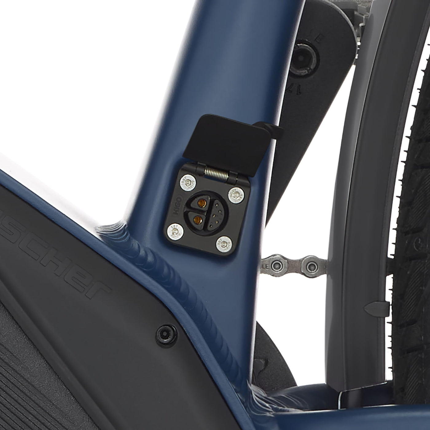 FISCHER E-Bike Trekking VIATOR 8.0i, Elektrofahrrad für Damen und Herren, RH 45 cm, Mittelmotor 90 Nm, 36 V Akku, sattblau