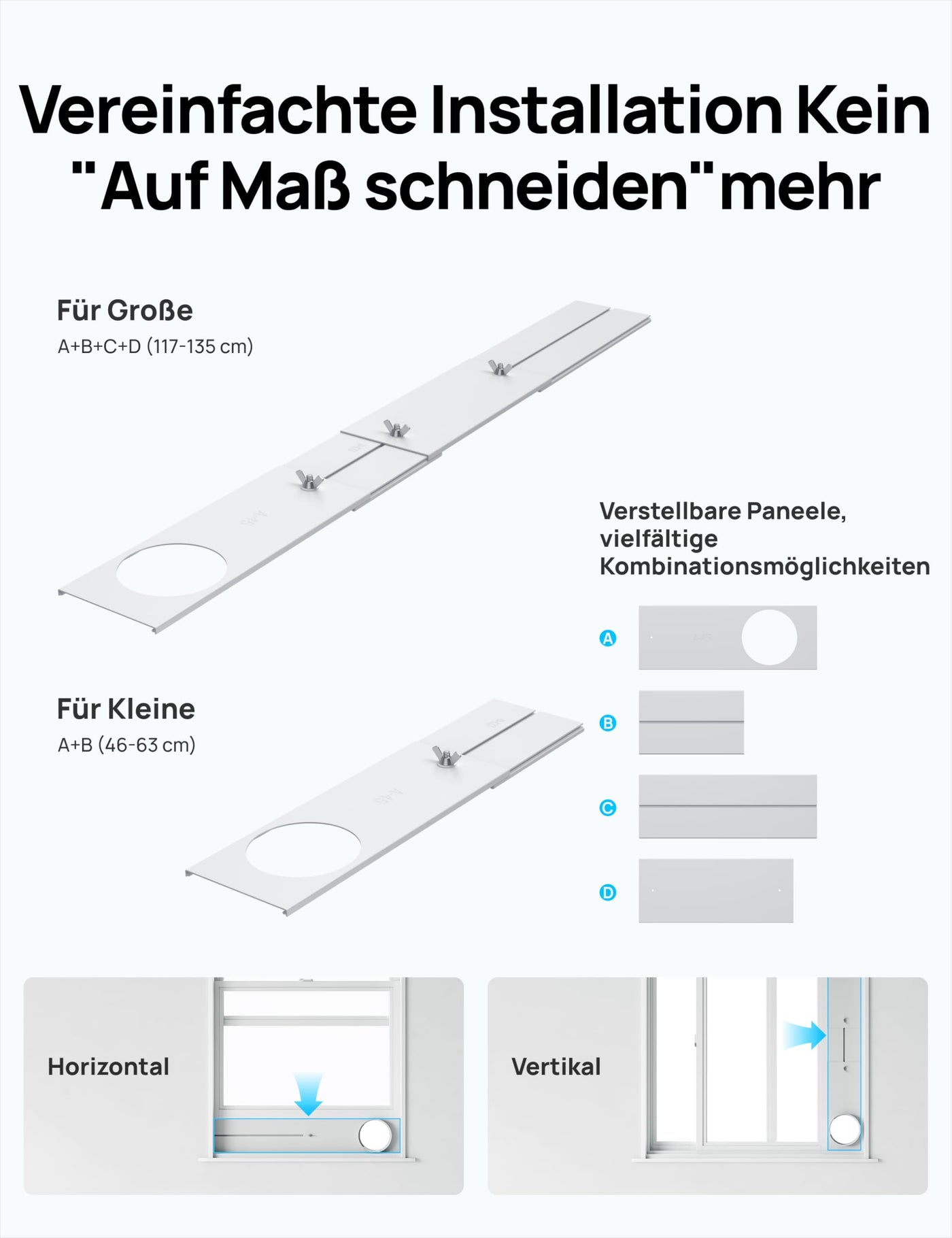 Dreo Tragbare Klimaanlagen, 12.000 BTU Klimaanlage für Schlafzimmer mit abflussfreier Kühlung, APP/Stimme/Fernbedienung, 24h Timer mit Ventilator & Luftentfeuchter, AC516S