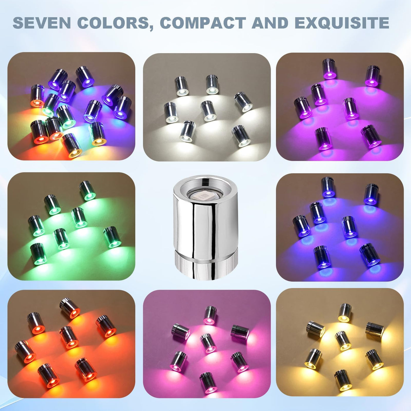 20 Stück Mini Led Licht Bunt Kleine Led Lichter Micro Für Beleuchtung Puppenhaus Mit 40 Kleber Puppenhaus Licht Für Partydekoration Basteln Puppenhauszubehör Bausteine Vitrinen(Buntes Licht)