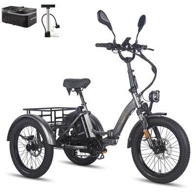 Fafrees F20 Mate E-Bike Dreirad Elektro Klapprad 48V Zulassung [ Offiziell ] E Trike 3 Rad für Erwachsene 1008WH, Herren E Bike Damen Hydraulische Scheibenbremsen, Elektrofahrräder 65N.m Ebike 20 Zoll