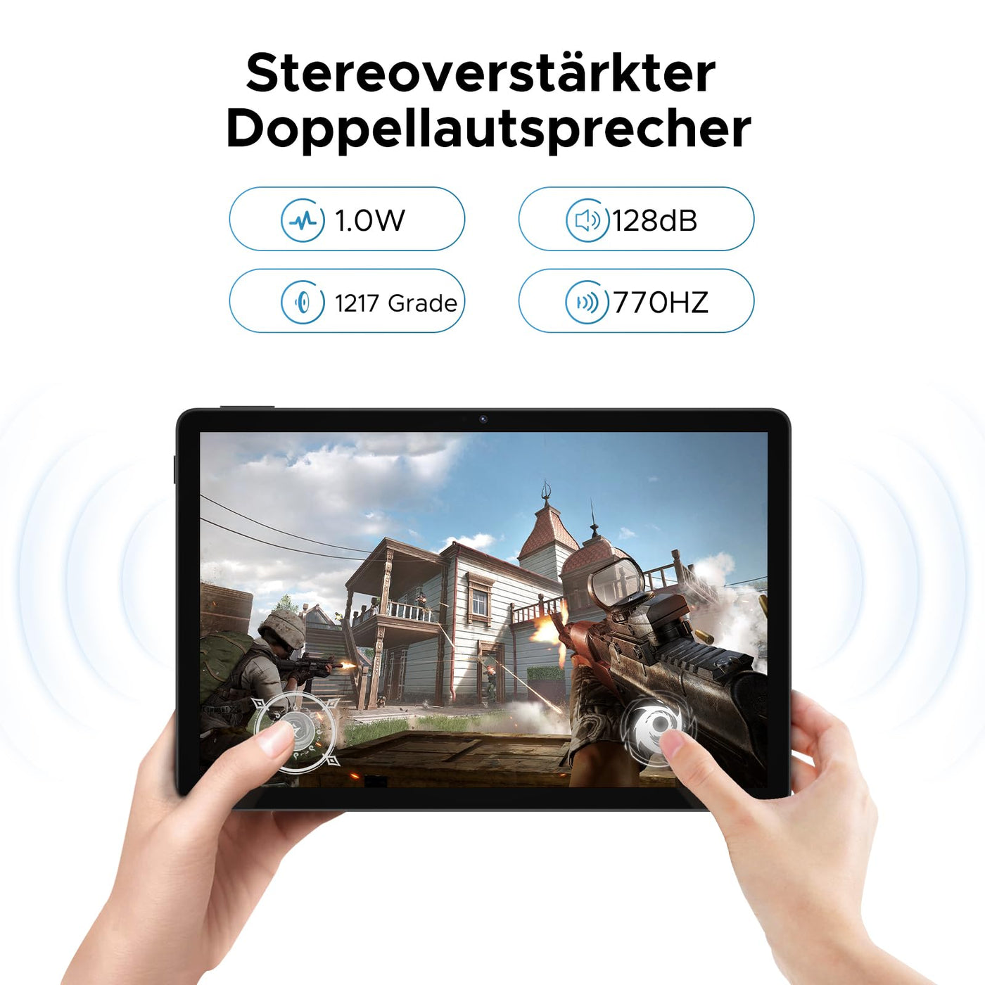 DOOGEE U11 2025 Neueste Android 15 Tablet 11 Zoll 16GB+128GB (2TB TF) Widevine L1 Gaming Tablets, 8580mAh, Octa-Core, 2.4G+5G WiFi, 13MP+5MP, Tablet mit Tastatur, Maus, Stift, Hülle und Schutzfolie