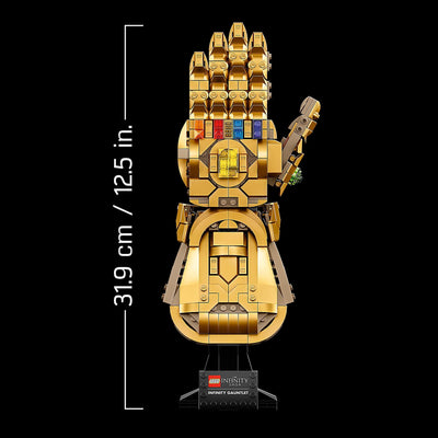 LEGO 76191 Marvel Super Heroes Infinity Handschuh, Avengers-Set für Erwachsene mit Modell von Thanos' Gauntlet zum Bauen, Fanartikel, Geschenk für Männer, Frauen, Sie und Ihn