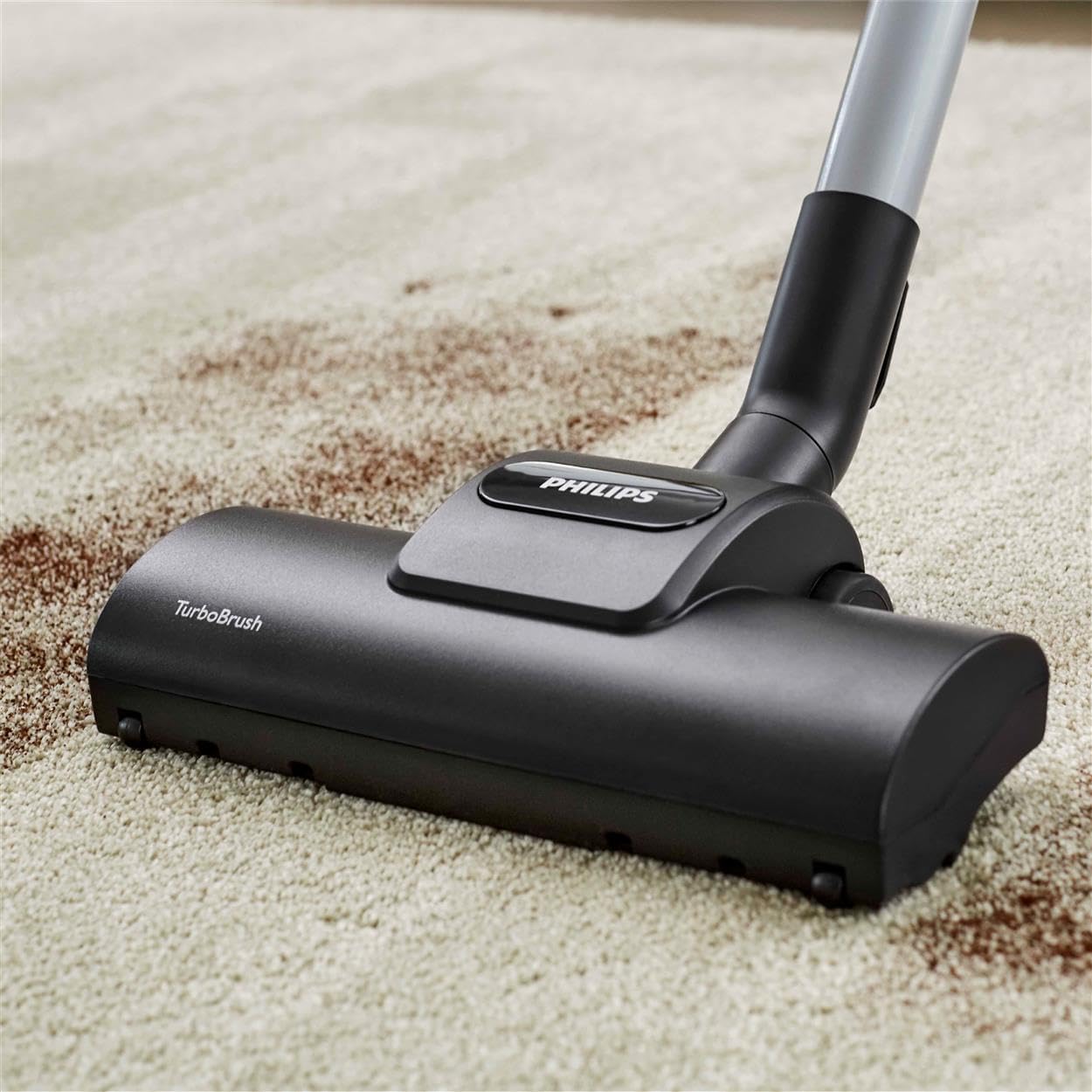 Philips PowerPro Expert Beutelloser Staubsauger – Kompakt, 900-W-Motor, PowerCyclone 8 Technologie für starke Saugleistung, Multi-Oberflächen-Reinigung, Allergy Lock, Super Turbo Bürste (FC9745/09)