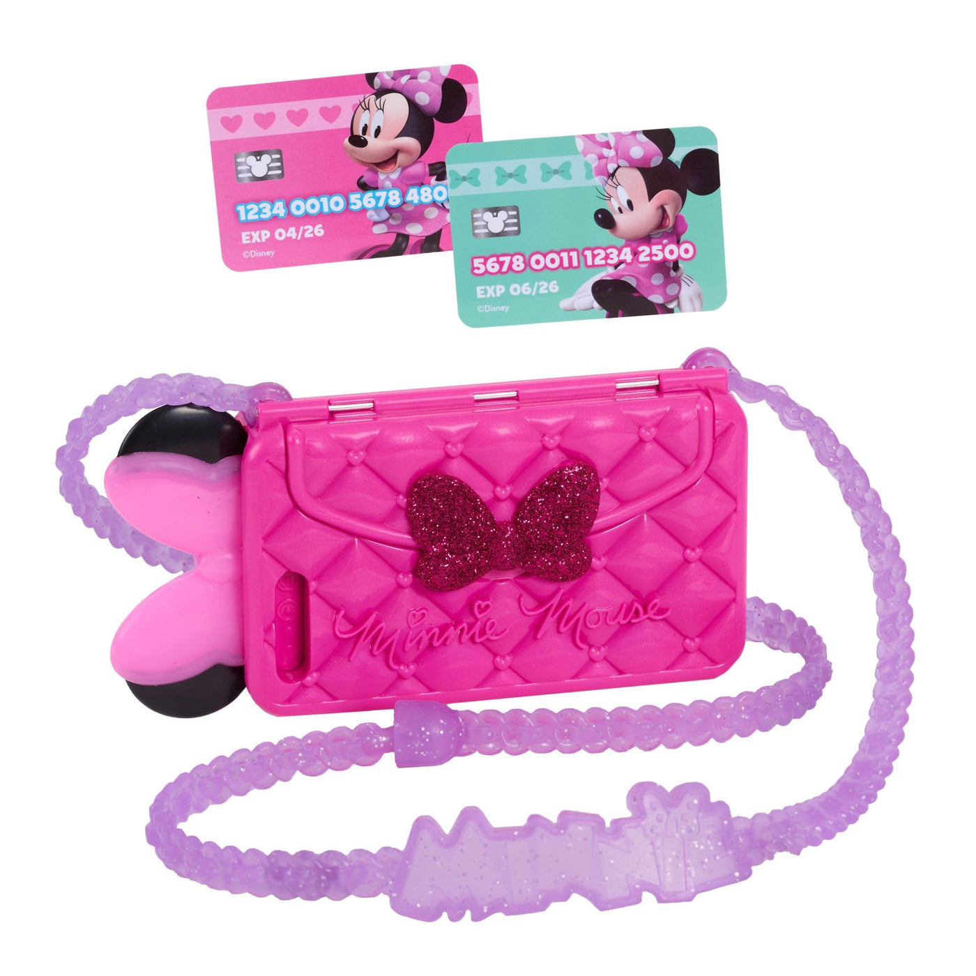 Minnie Mouse Disney Junior Chat with Me Spiel-Handy-Set mit Lichtern und Soundeffekten, Kinderspielzeug ab 3 Jahren von Just Play