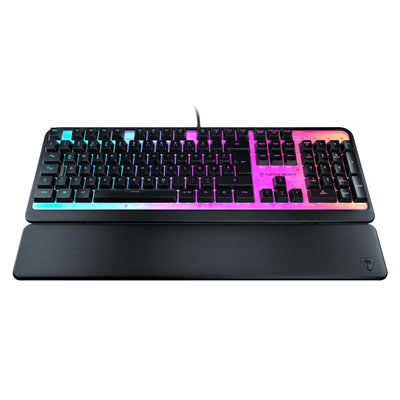 Turtle Beach Magma - Membrane RGB Gaming Keyboard mit Membrantasten, Advanced Anti-Ghosting, Easy-Shift Technologie, RGB-Beleuchtung, abnehmbare Handballenauflage