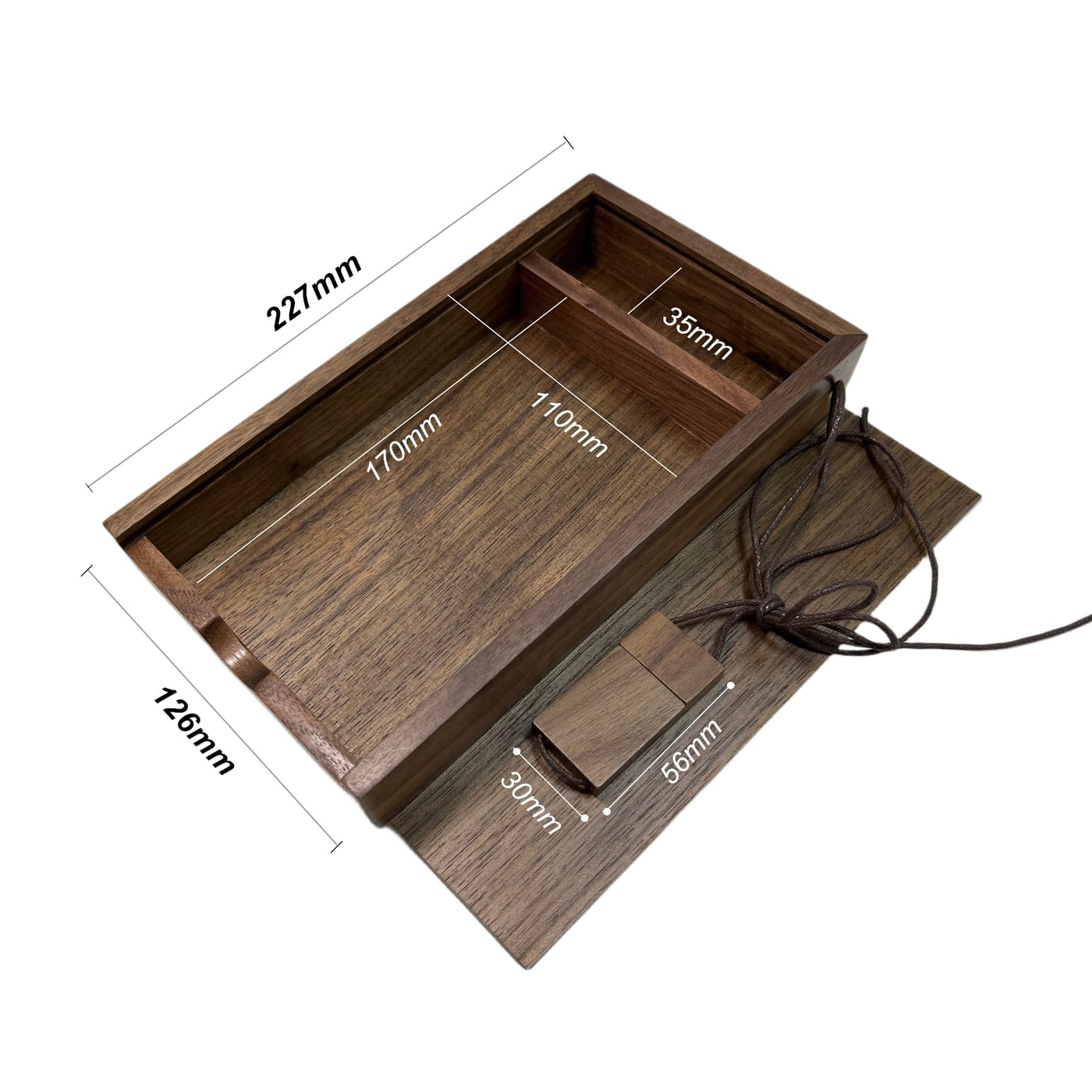 UFARID USB3.0 Flash-Laufwerk Pendrive Memory Stick USB Stick Speicherstick Data Datenspeicher Mit Holz Fotoalbum Fotobox Hochzeitsgeschenke (16GB)