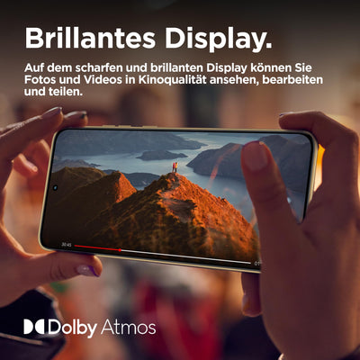 Motorola edge50 neo Smartphone (6,36"-Super-HD-Display, 50-MP-Kamera + Moto-KI, 12/512 GB, 4310 mAh, Android 14) Lattè (Veganes Kunstleder), inkl. Schutzcover, + Handyhalterung
