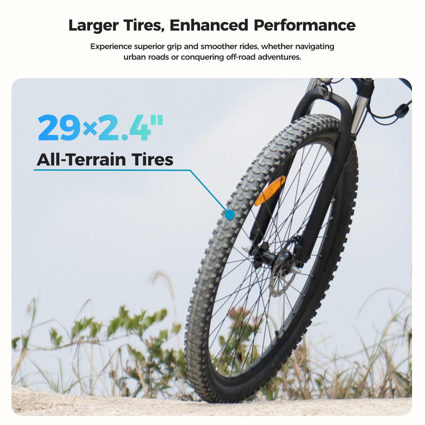 Foride Xtremer 3 29'' E-Bike für Erwachsene, Elektrofahrrad mit 48V 576Wh Akku, Hydraulische Scheibenbremse,120km Reichweite 7 Gang E Bike Herren Damen für Städtische Pendler und Fahrten im Freien