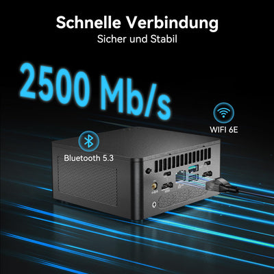 Intel/Asus NUC 13 Pro Mini PC Core i5-1340P |12 Kerne 16 Threads NUC13ANHi5 Mini Desktop Computer| 16GB RAM 1TB SSD| Windows 11 Pro Desktop Computer| 4K/8K UHD| HDMI| 2 x Thunderbolt 4| WiFi 6E| BT5,