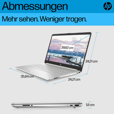 HP Laptop | 15,6" FHD Display | AMD Ryzen 7 5825U | 16 GB DDR4 RAM | 1 TB SSD | AMD Radeon-Grafik | Windows 11 Home | QWERTZ Tastatur | Silber